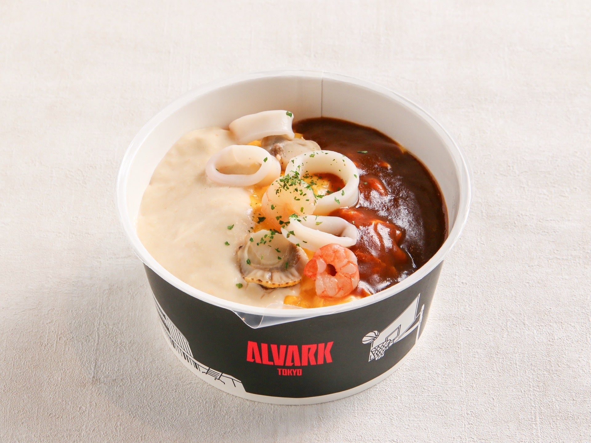 平岩 玄選手「２種のソースのシーフードオムライス 」　