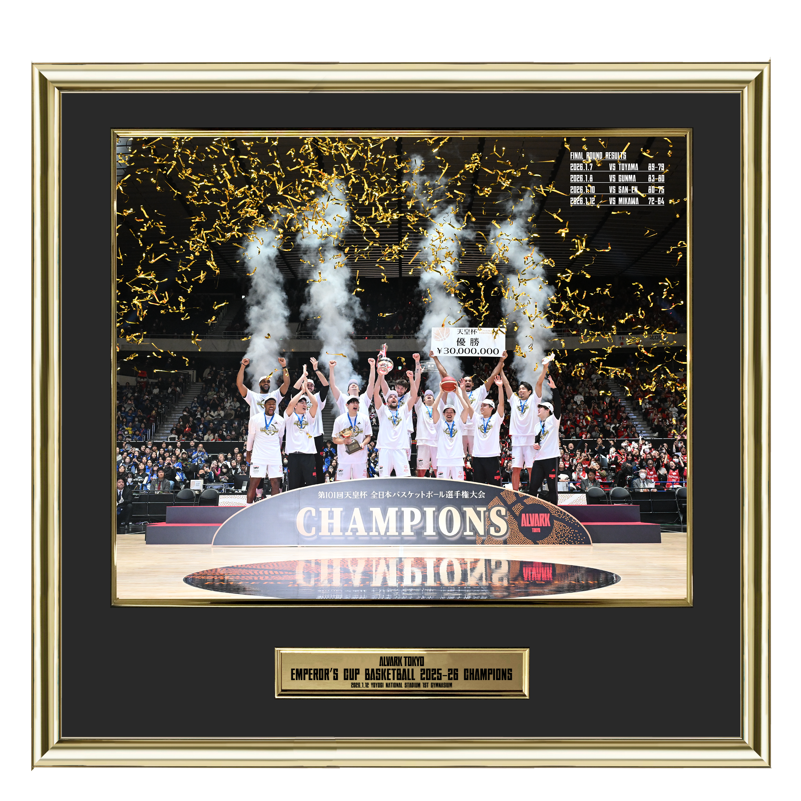 第101回天皇杯優勝記念オークション開催のお知らせ | アルバルク東京