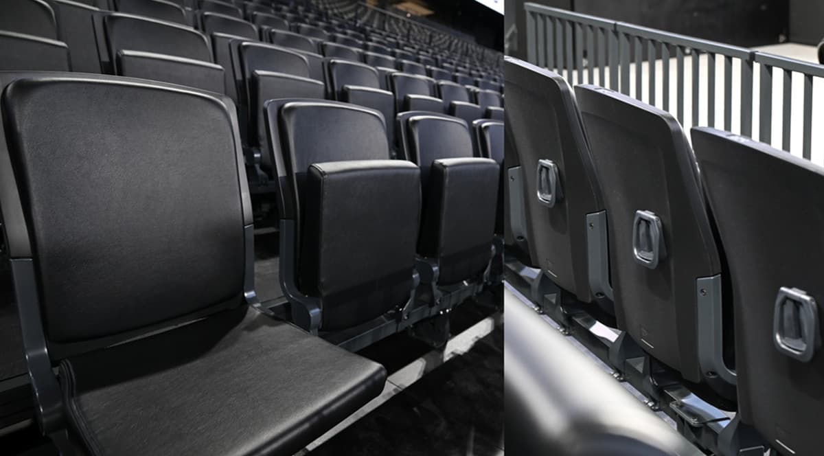 全席クッション付きレザーシート