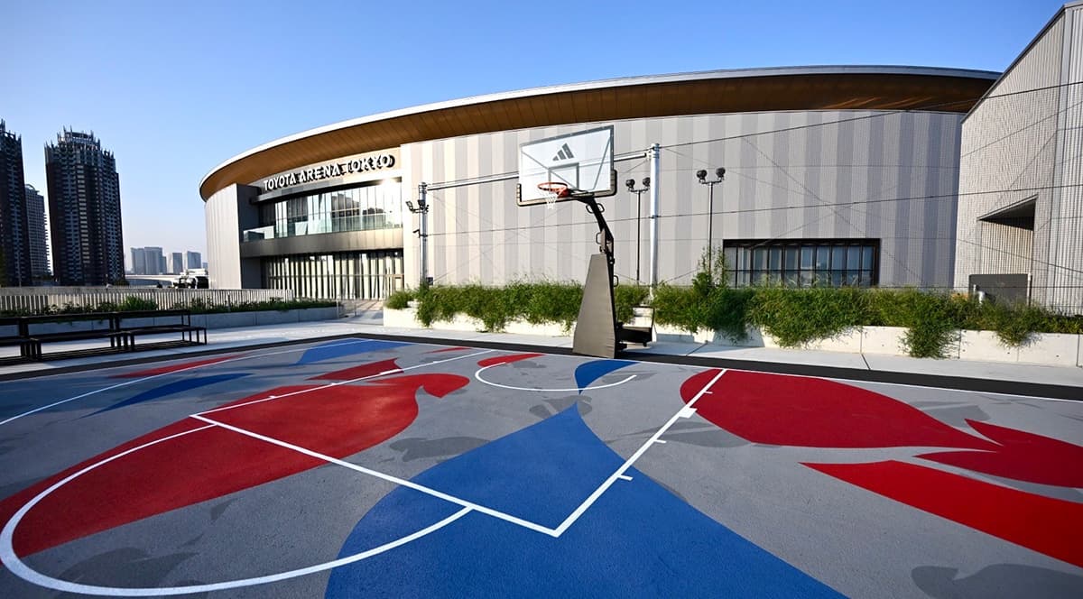 屋外にも3つのスペース