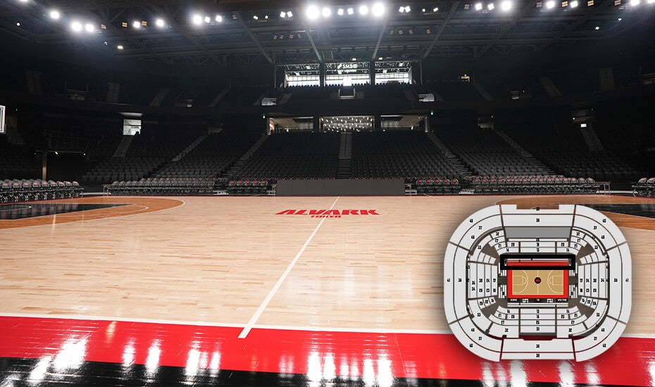 コートサイド1列