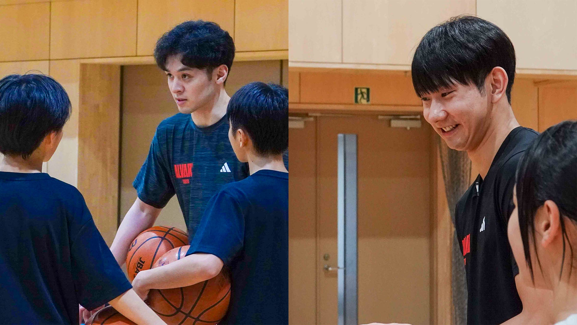 【実施レポート】中野区バスケットボールクリニックに#5 中村選手、#75 小酒部選手が参加